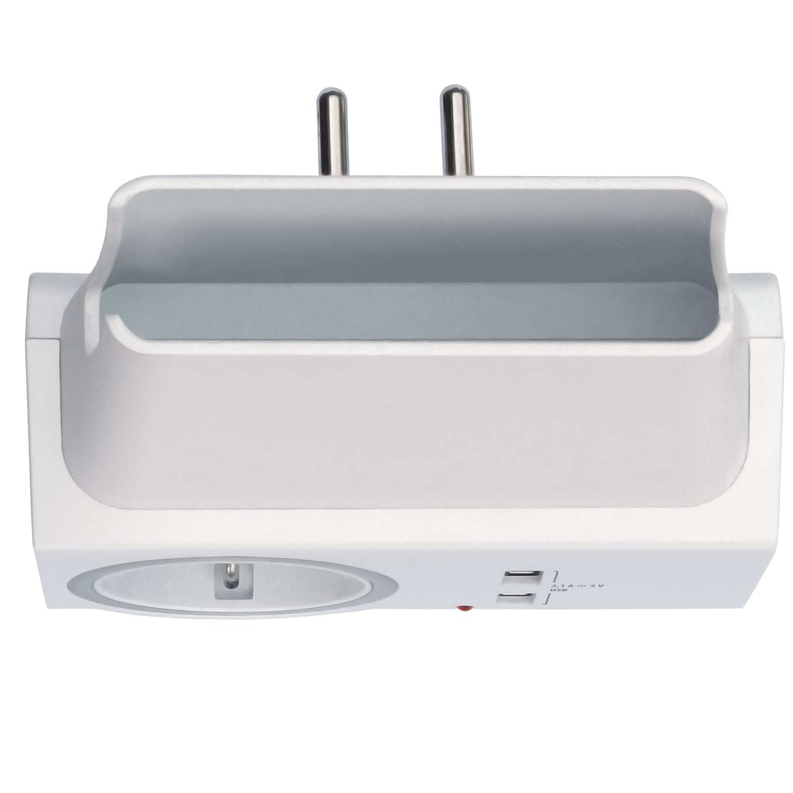 feintech-nlg00300-usb-ladeger-t-steckdose-nachtlicht-halteschale image 2