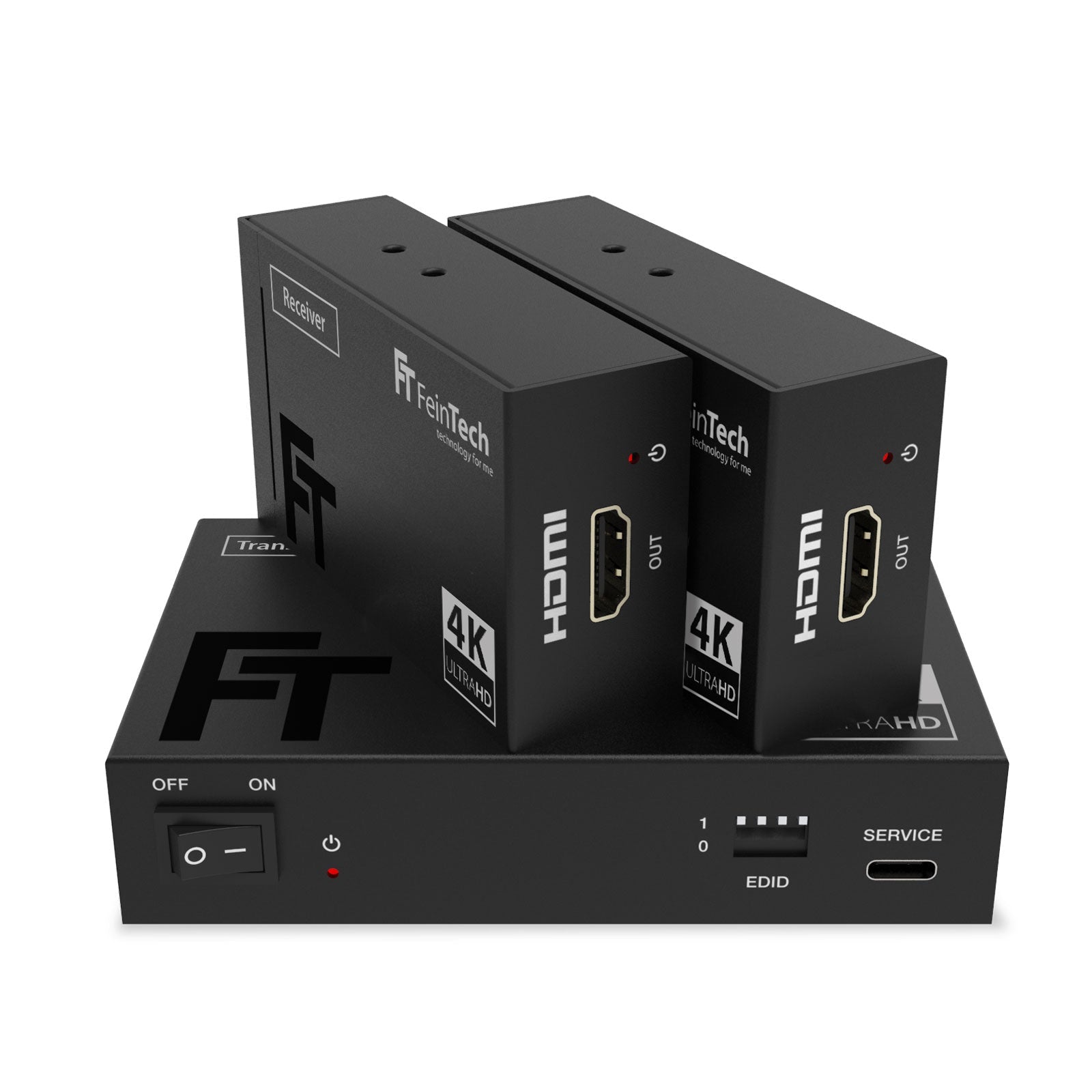 feintech-hx-sx230-hdmi-splitter-1x2-cat-extender-4k image 1