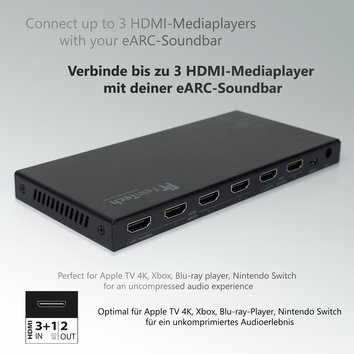 feintech-vax04201-hdmi-earc-switch-4x2-soundbar-atmos image 6