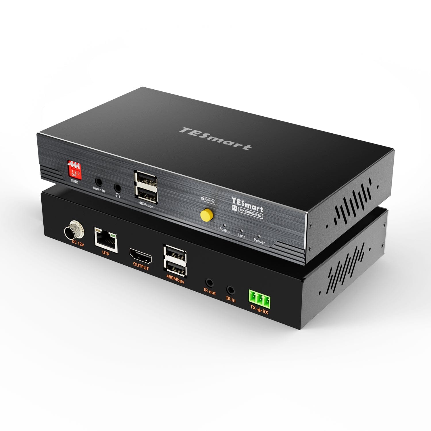 tesmart-elite-hke10ss-e25-hdmi-extender-100m-4k30-poe-cat6-ir image 1