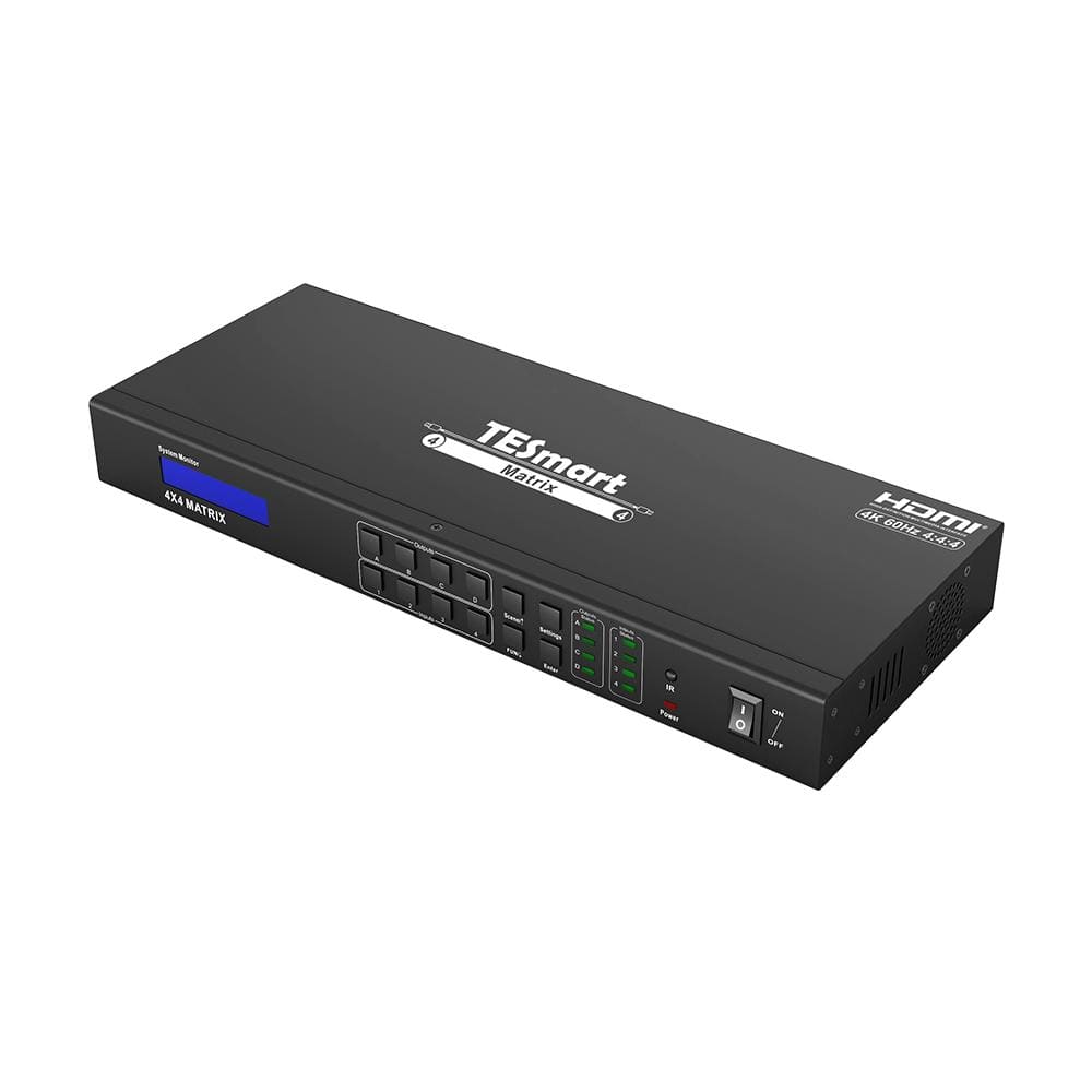 tesmart-prime-4x4-hdmi-matrix-switch-4k60-mit-audio image 1