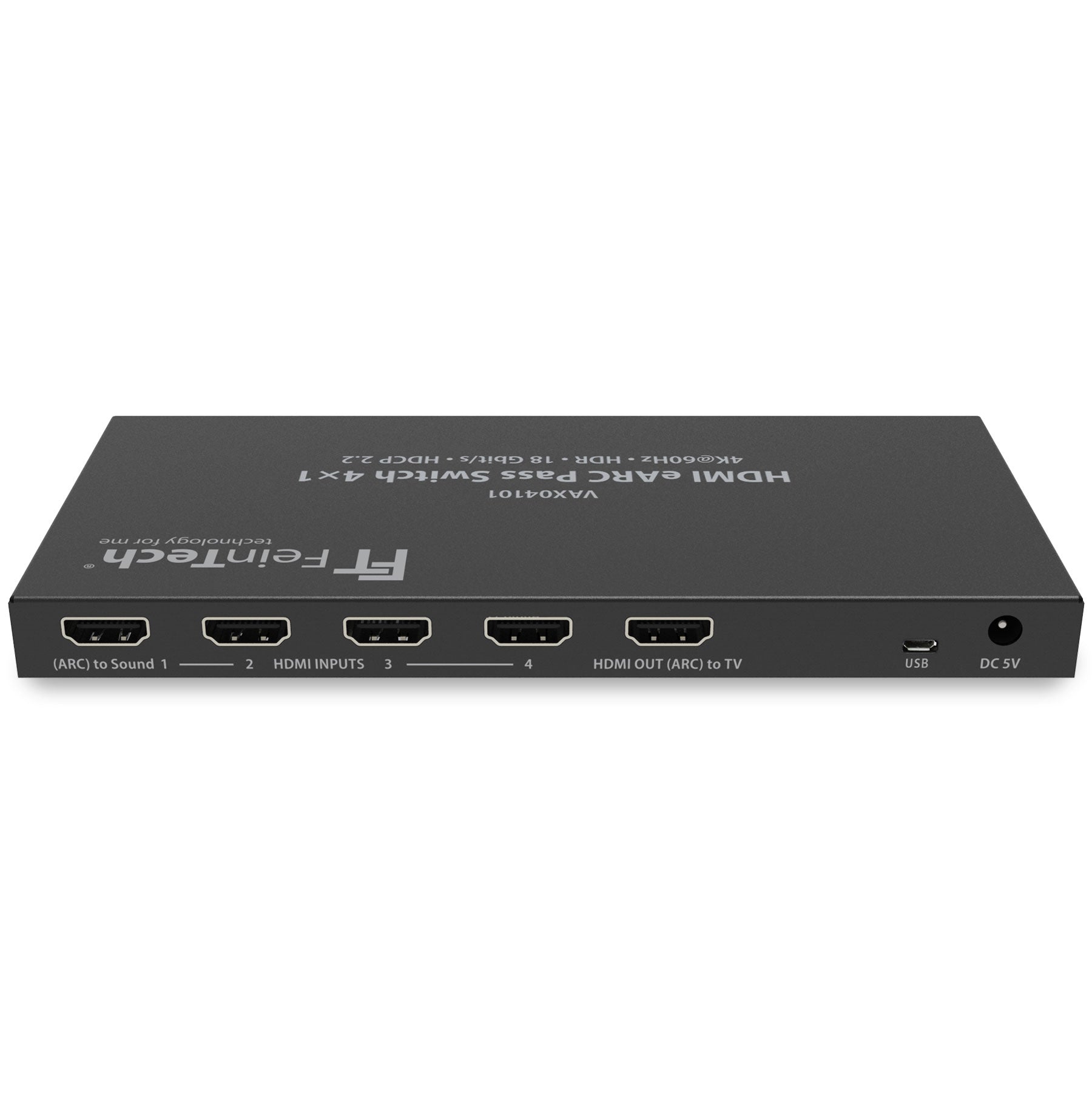 feintech-vax-vax04101-hdmi-earc-switch-4x1-soundbar image 2