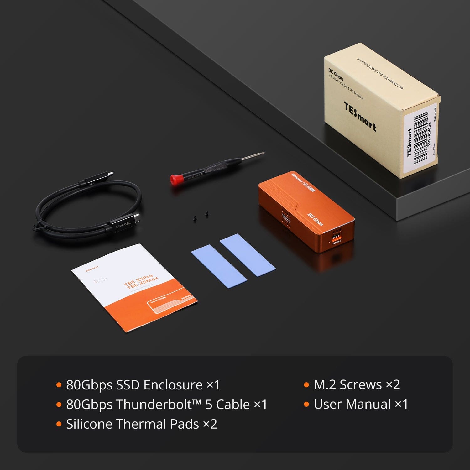 tesmart-xtreme-tbe-x5max-ssd-geh-use-usb4-8tb-aluminium image 8