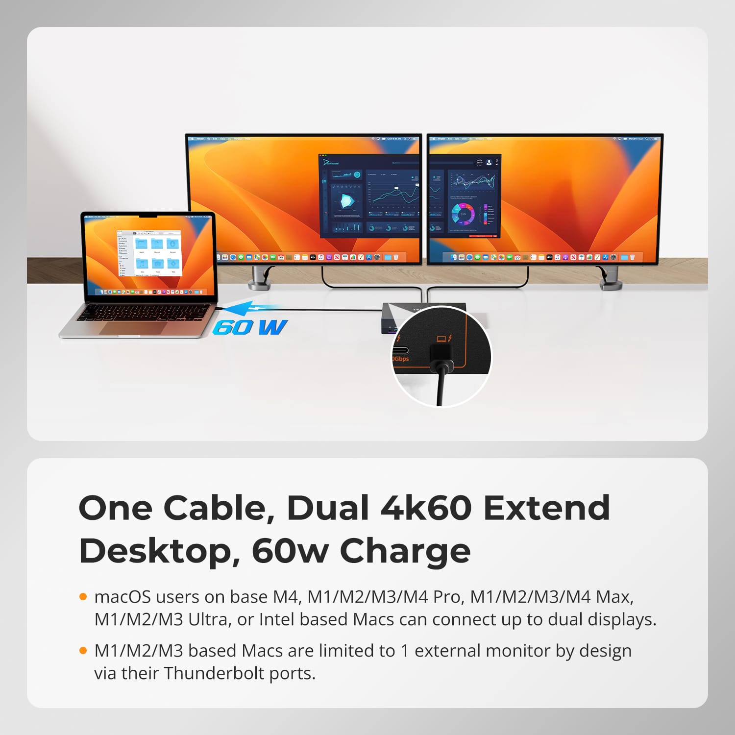 tesmart-xtreme-hdc202-x24-kvm-switch-dual-monitor-4k-thunderbolt image 4
