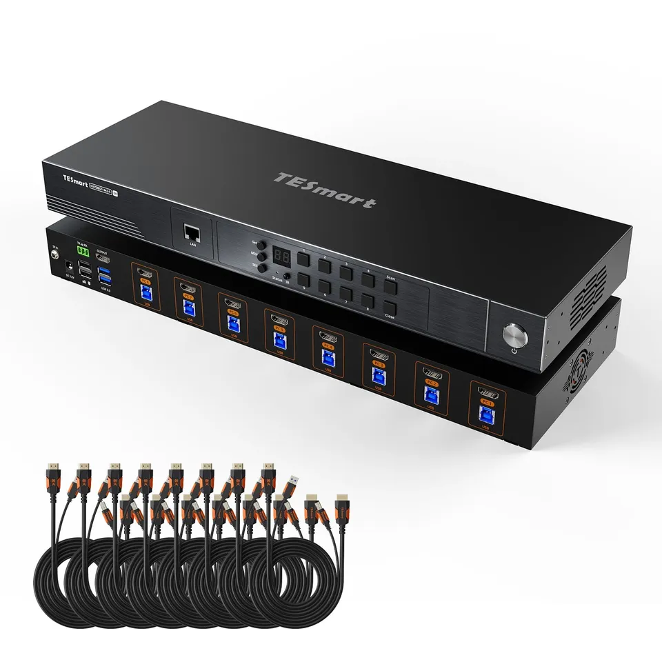 tesmart-master-hks801-m24-hdmi-kvm-switch-8-pcs-8k60hz image 1