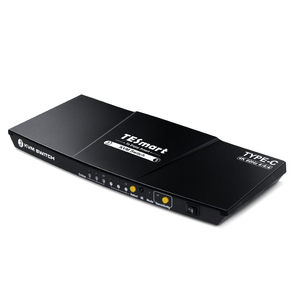 tesmart-prime-usb-c-kvm-switch-3-ports-4k-60hz-eu-stecker image 1