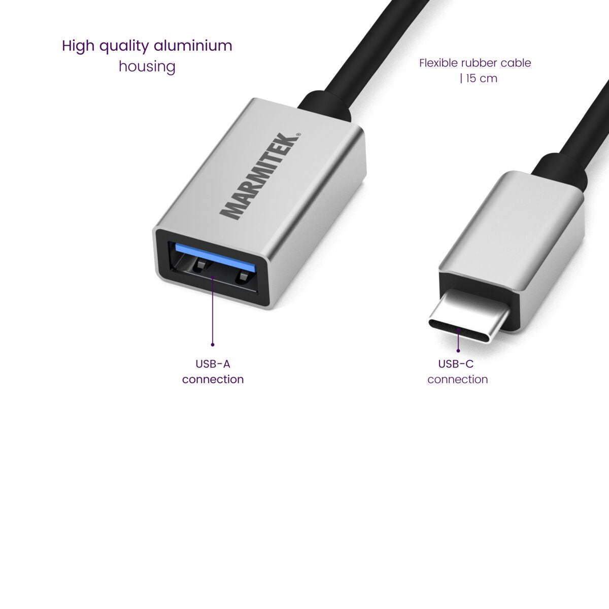 marmitek-connect-usb-c-auf-usb-a-adapter-15-cm image 5