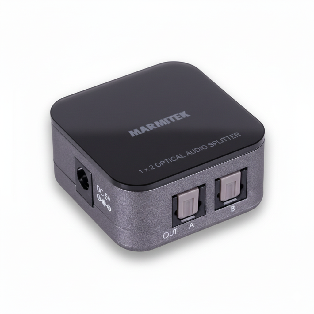 marmitek-split-ts12-audio-splitter-toslink-1x2-192khz image 1