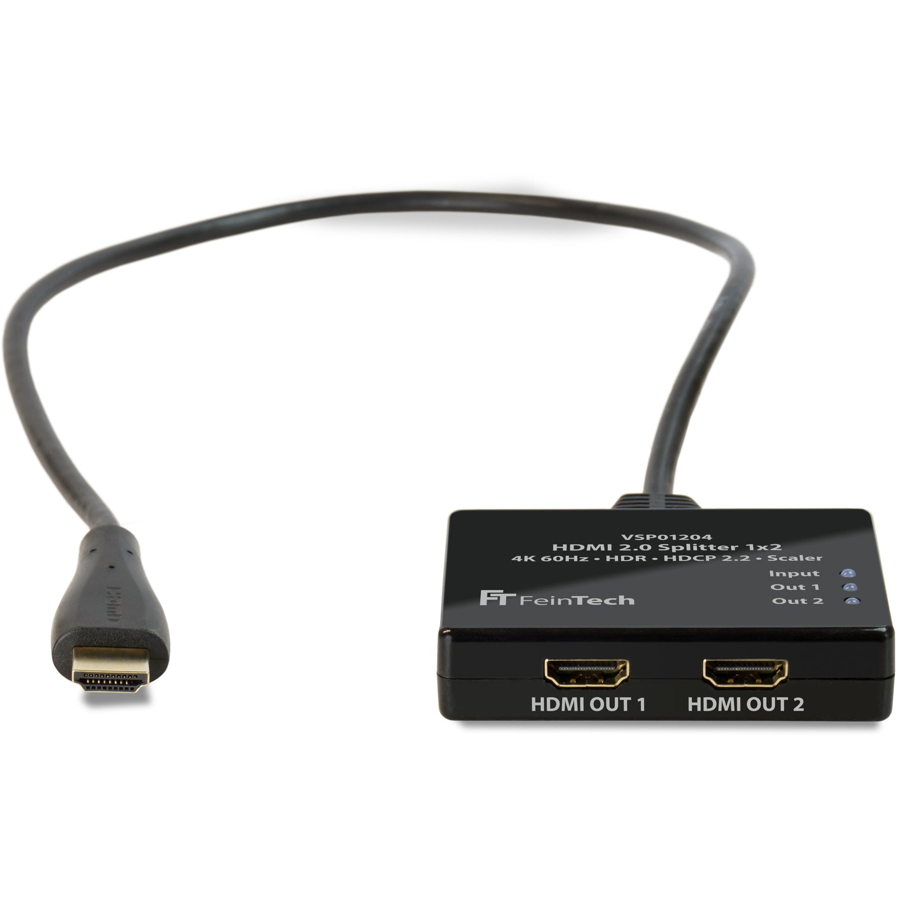 feintech-vsp01204-hdmi-splitter-1x2-4k-60hz-downscaler image 3