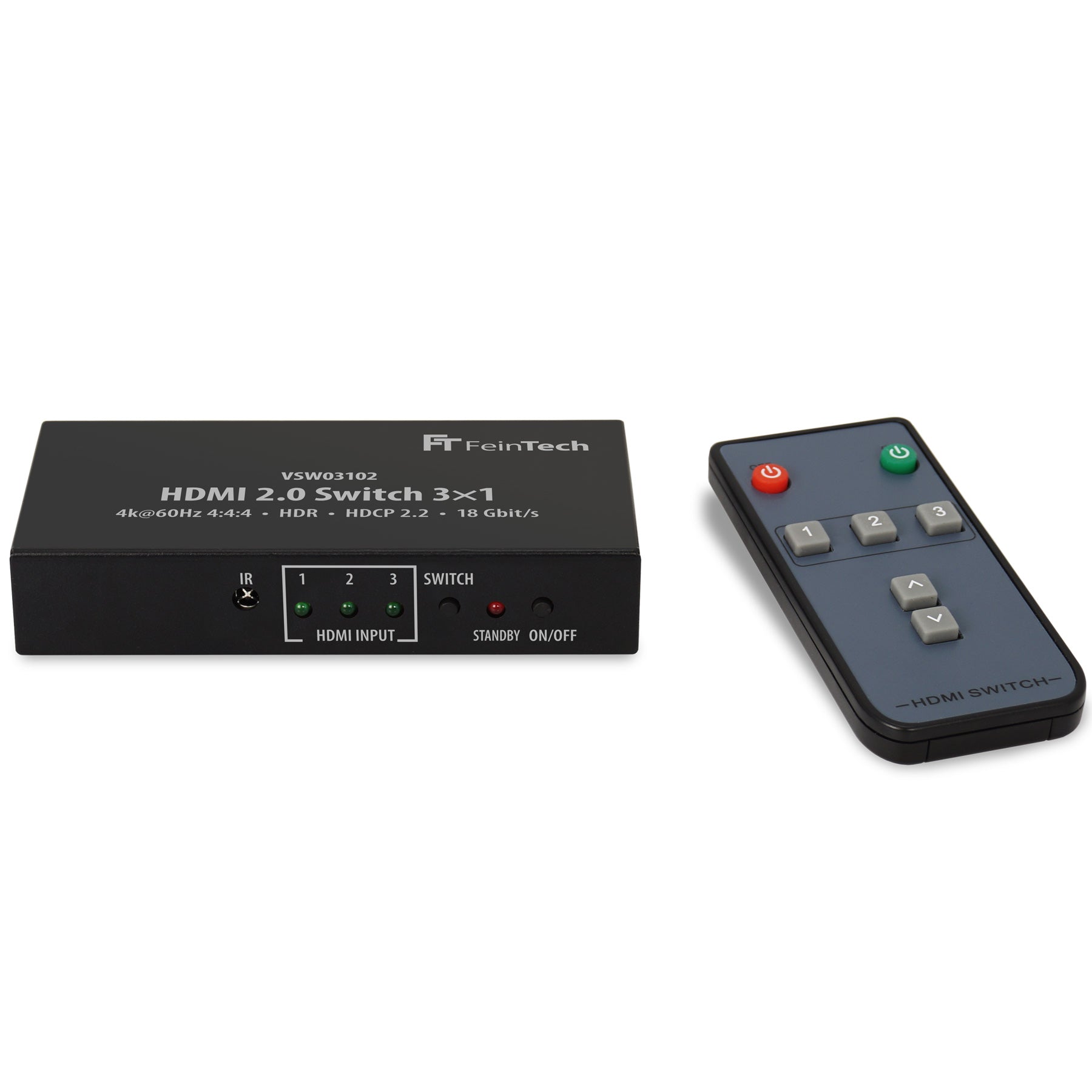 feintech-vsw03102-hdmi-switch-3-in-1-out-4k-60hz-auto-switch image 3