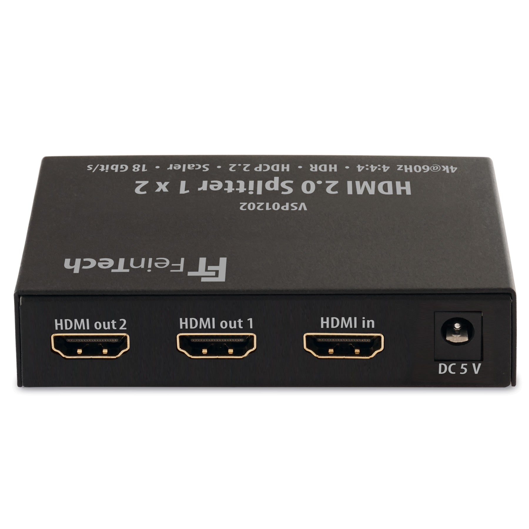 feintech-vsp01202-hdmi-splitter-1-in-2-out-4k-60hz-downscaler image 2