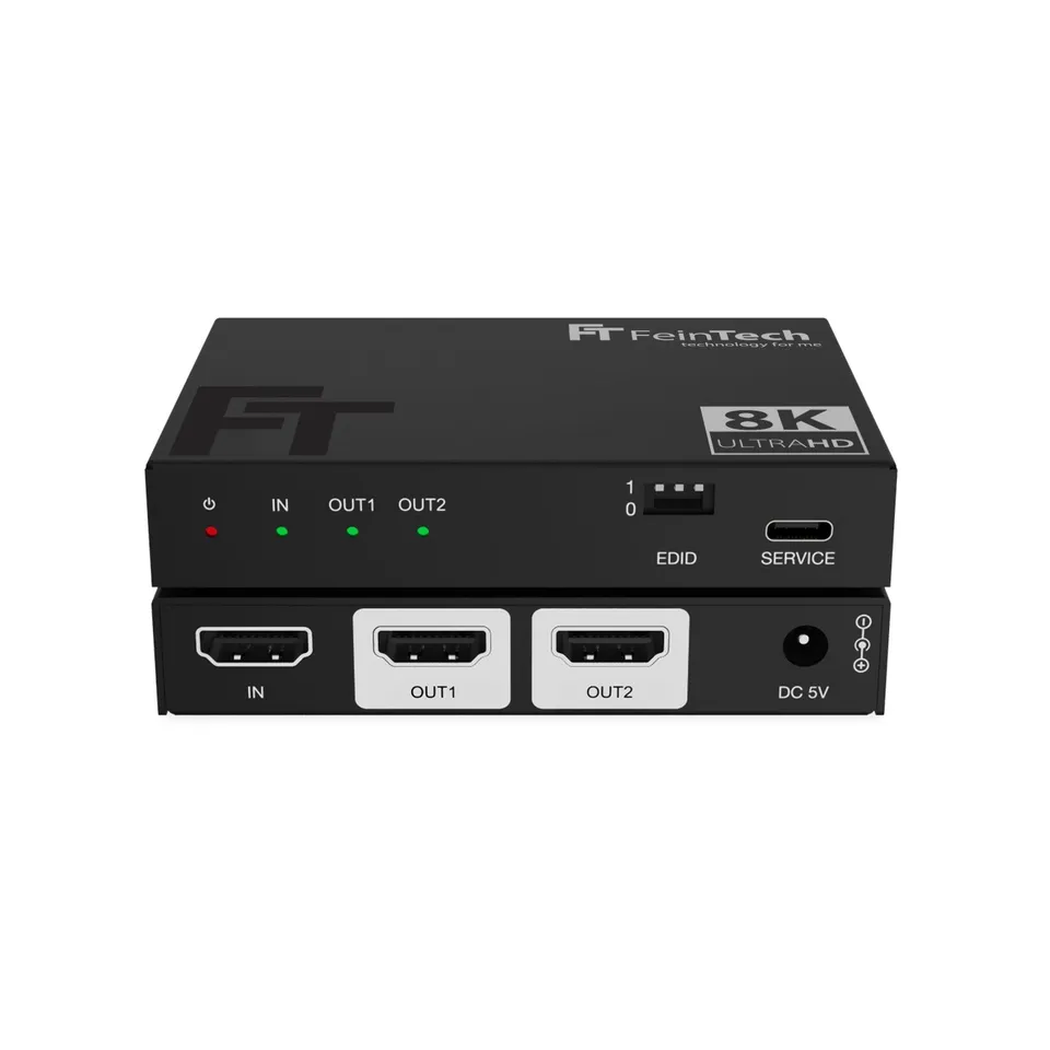 feintech-sp210-hdmi-splitter-1x2-4k-120hz-downscaler-8k image 1