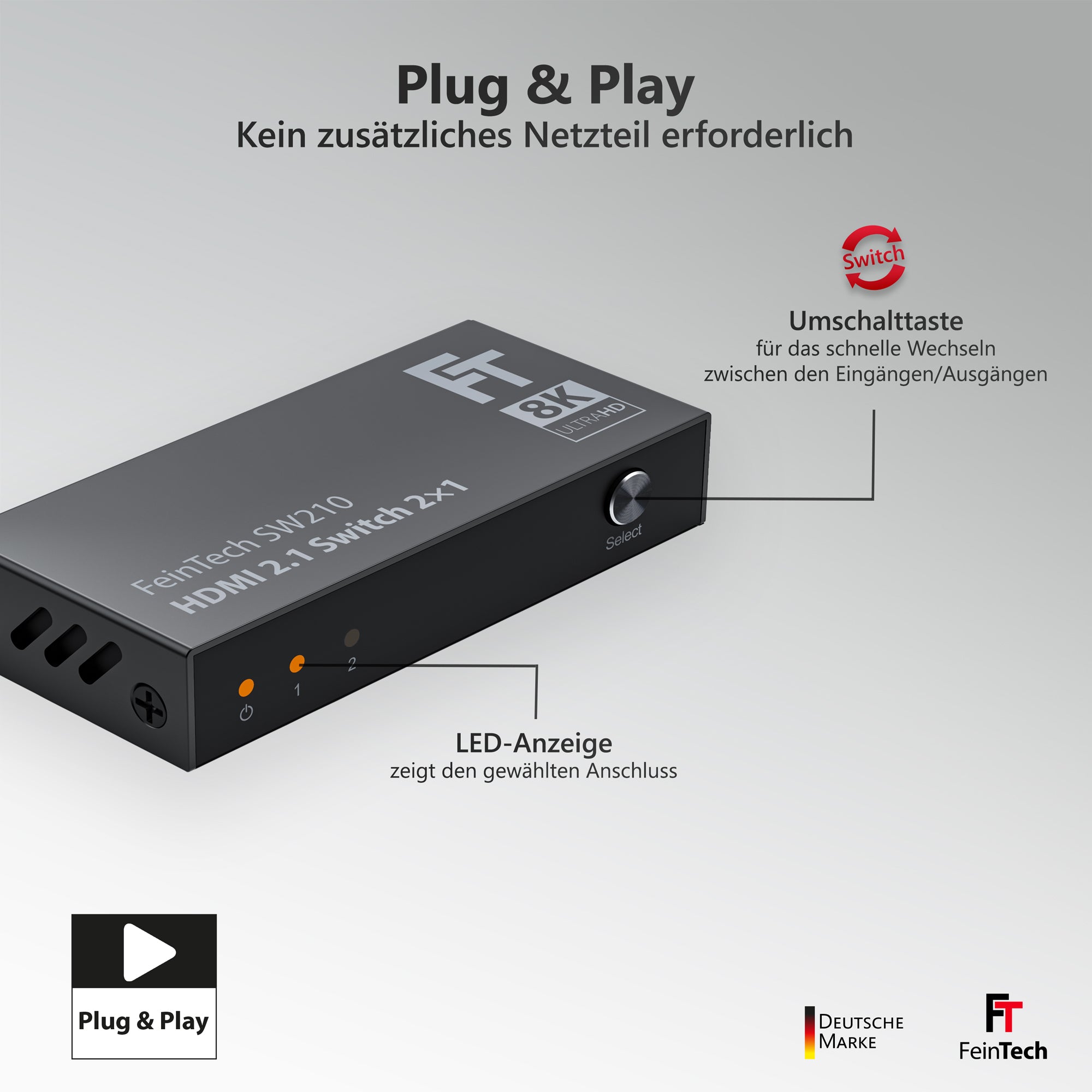 feintech-sw-sw210-hdmi-switch-2x1-8k-bidirektional image 5