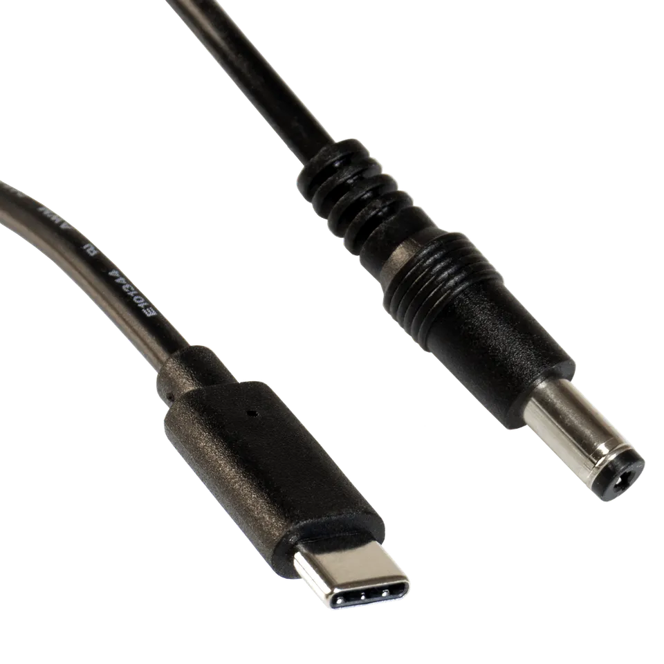 feintech-dub05001-usb-c-auf-dc-adapterkabel-5-5mm-50cm image 1