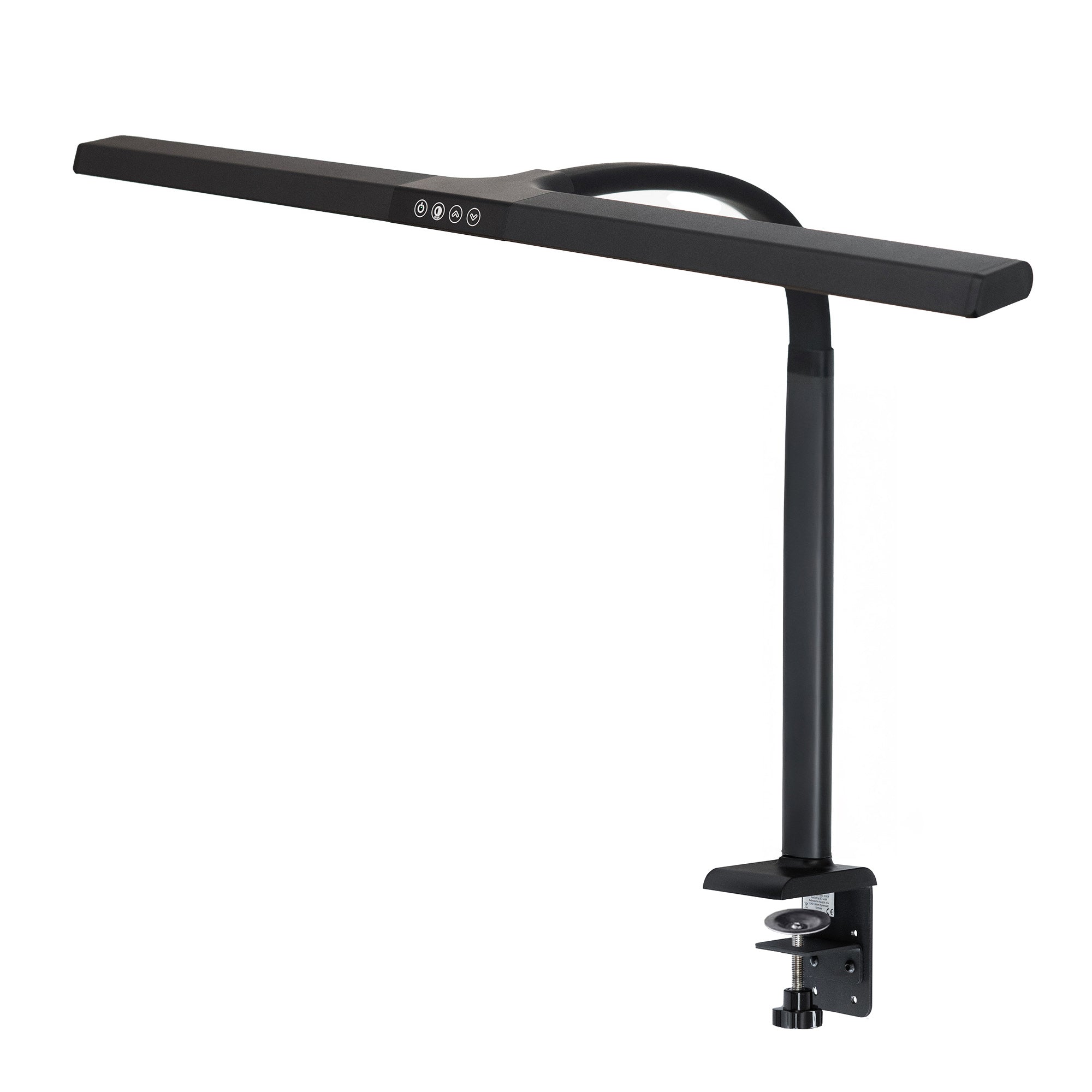 feintech-ltl00321e-led-schreibtischlampe-klemmfuss-80-cm-schwarz image 1