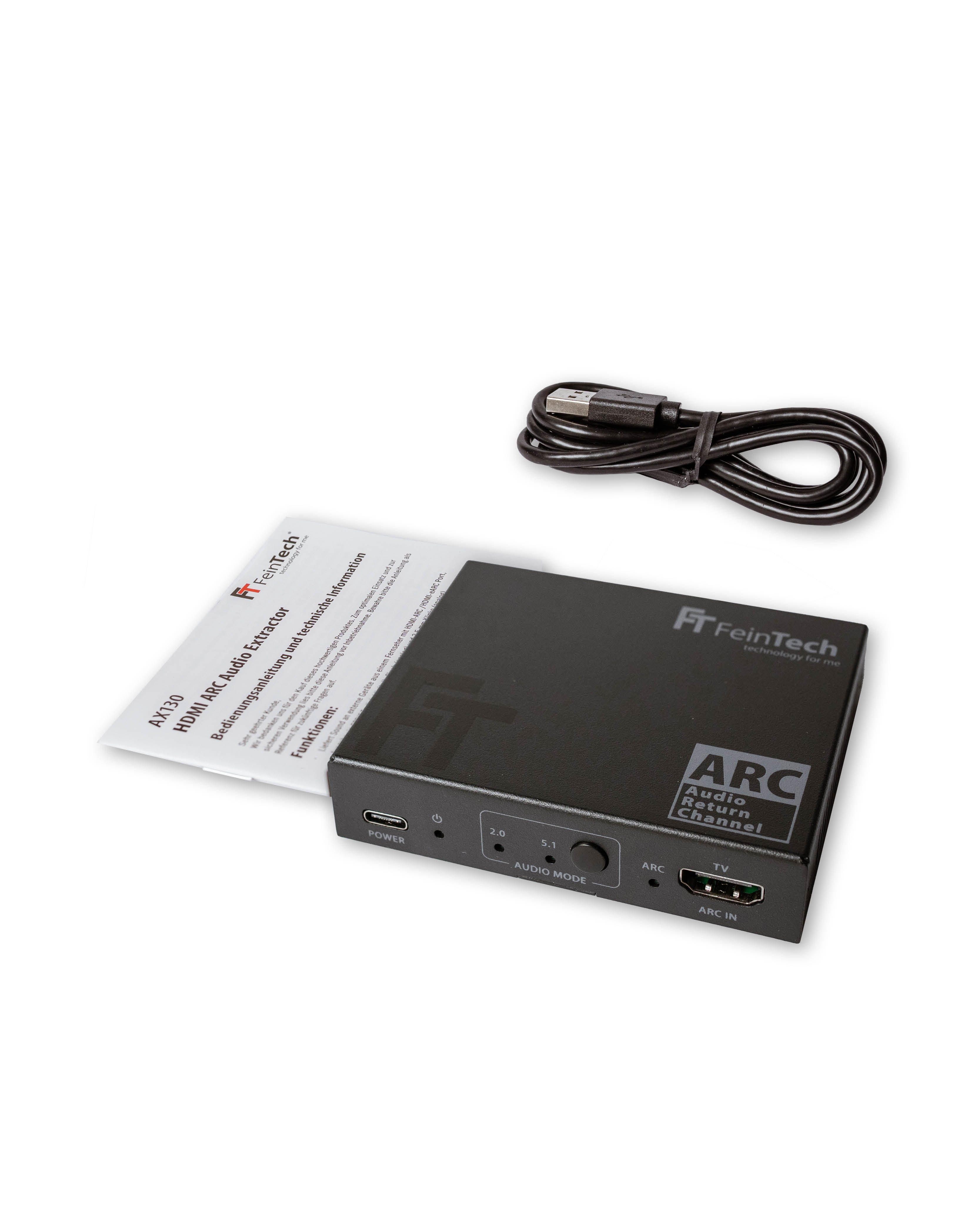 feintech-ax130-hdmi-arc-audio-adapter-toslink-cinch-aux image 7