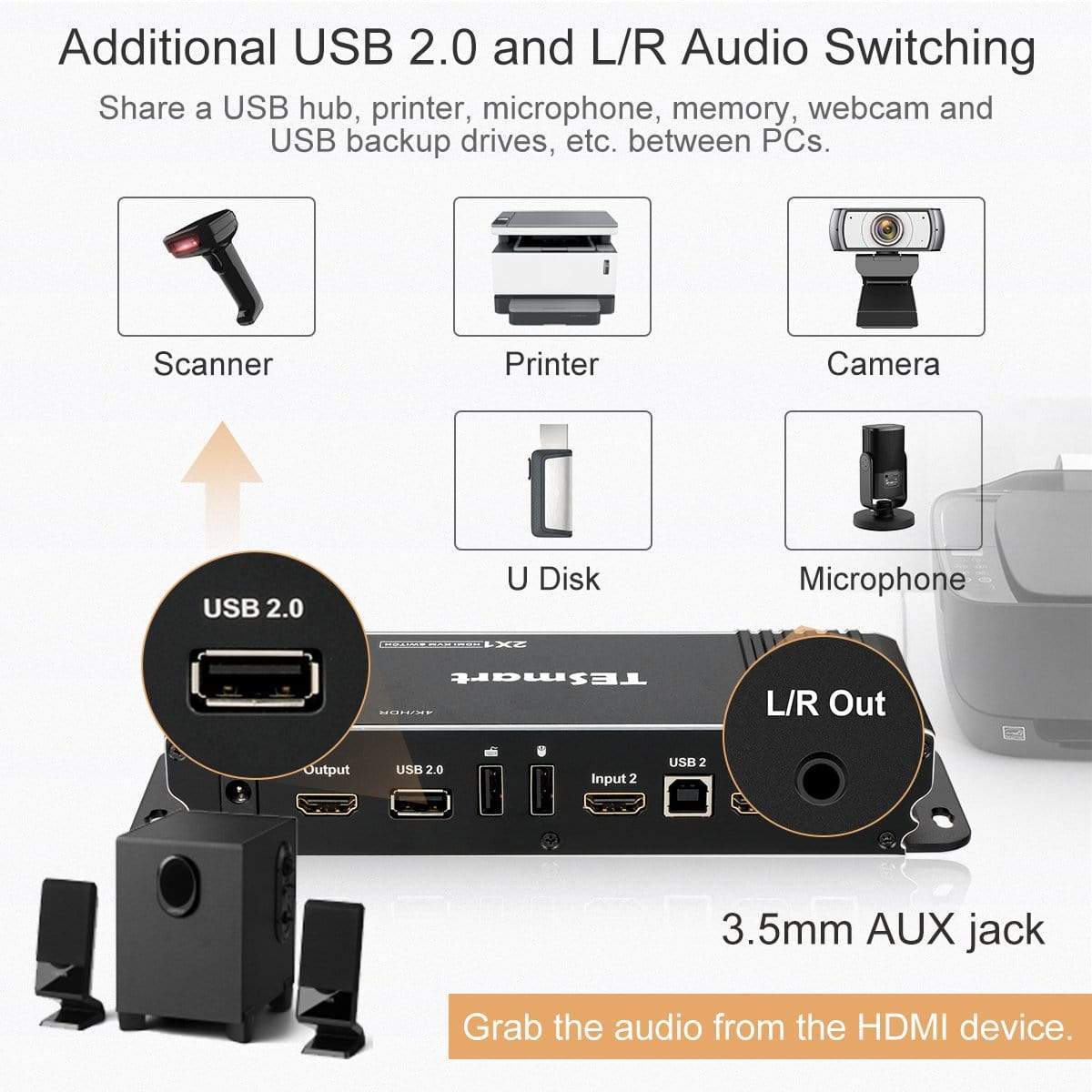 tesmart-lite-kvm-switch-hdmi-4k60hz-f-r-2-pcs-1-monitor-schwarz image 4