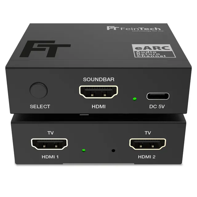 feintech-ax420-hdmi-earc-switch-f-r-2-tv-an-1-soundbar image 1
