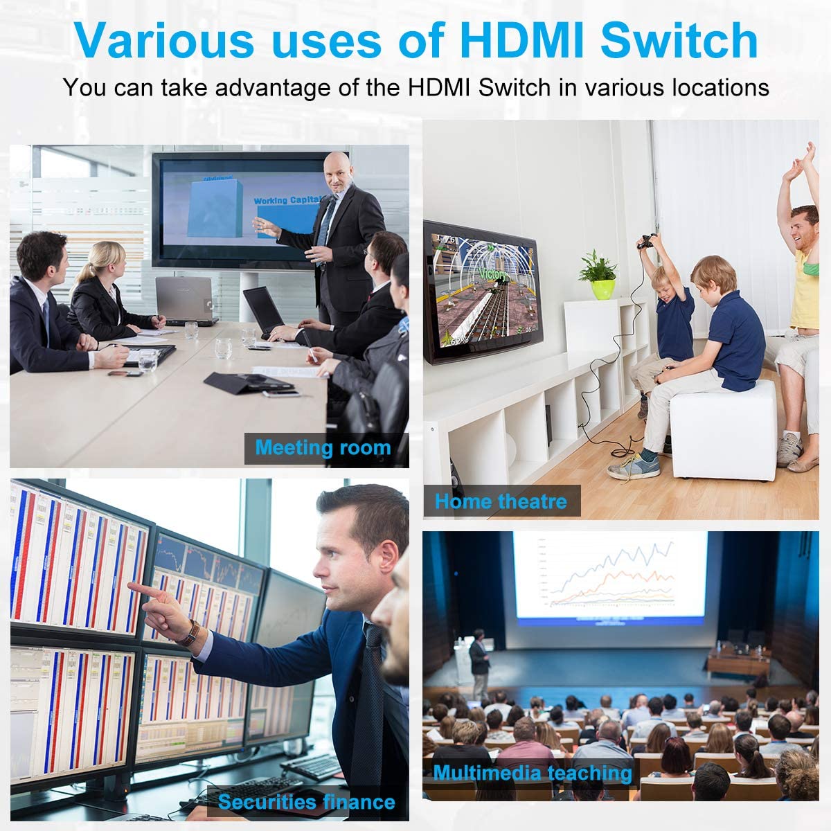 tesmart-lite-5x1-hdmi-switch-4k60hz-cec-schwarz image 6