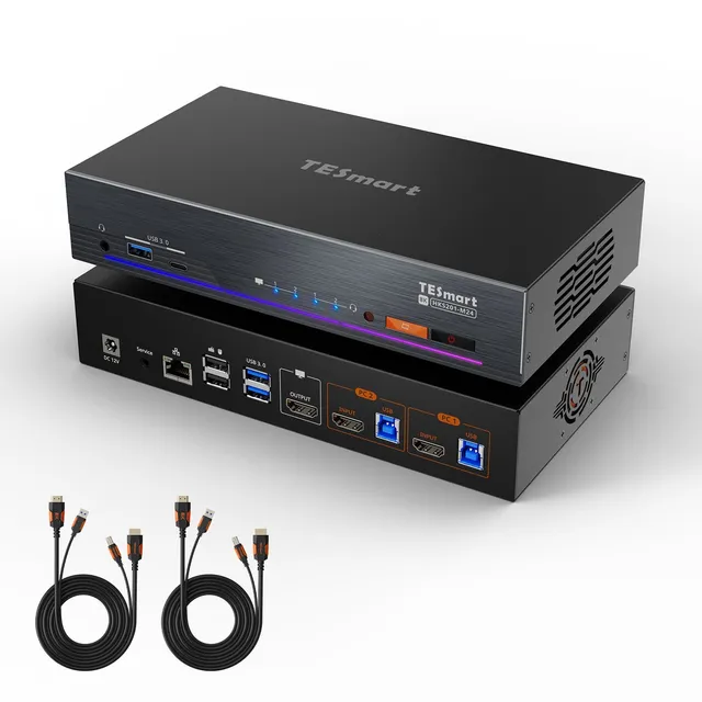 tesmart-master-hks201-m24-kvm-switch-8k60hz-hdmi-2-1-f-r-2-pcs image 1