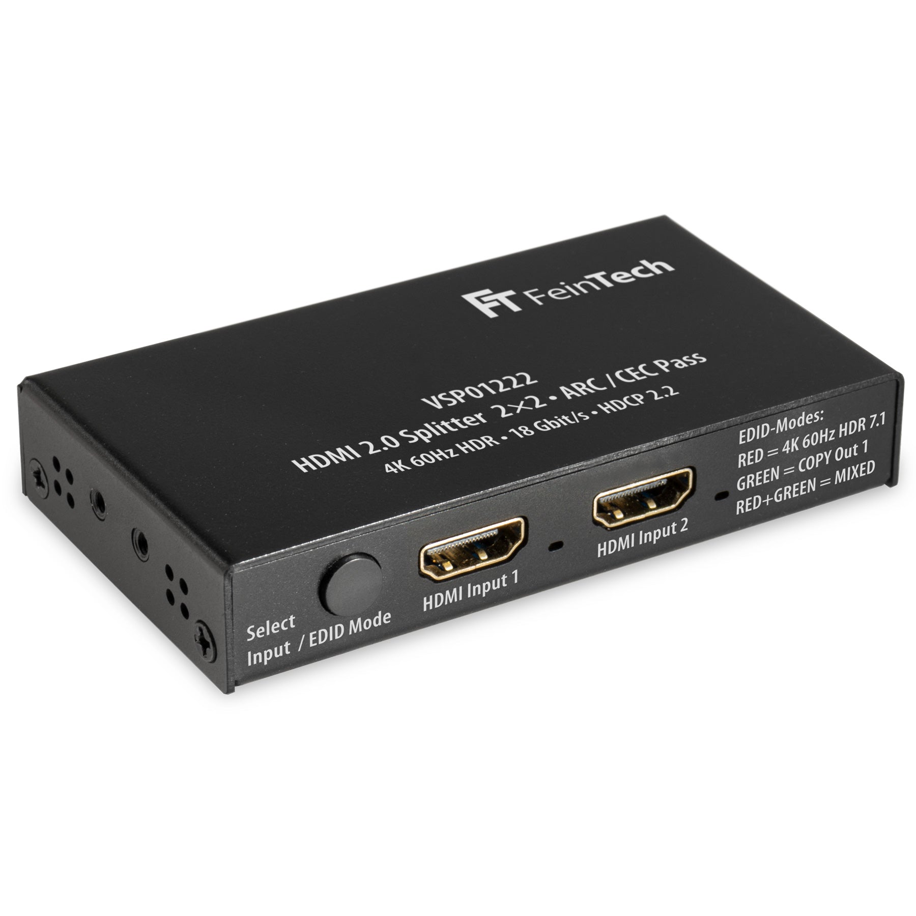 feintech-vsp01222-hdmi-splitter-2x2-4k-60hz-arc-downscaler image 3