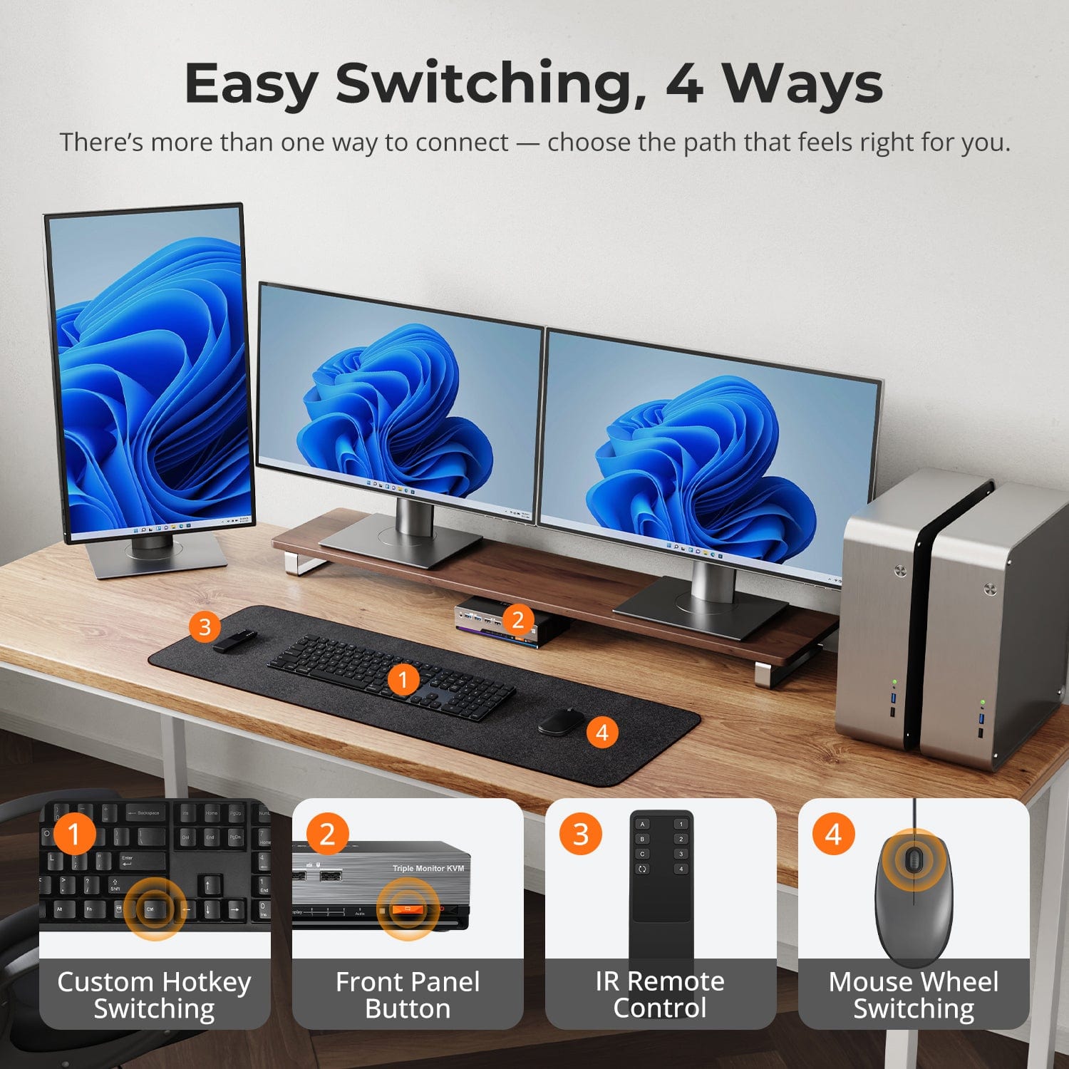 tesmart-prime-hks203-p24-kvm-switch-triple-monitor-4k-f-r-2-pcs image 8
