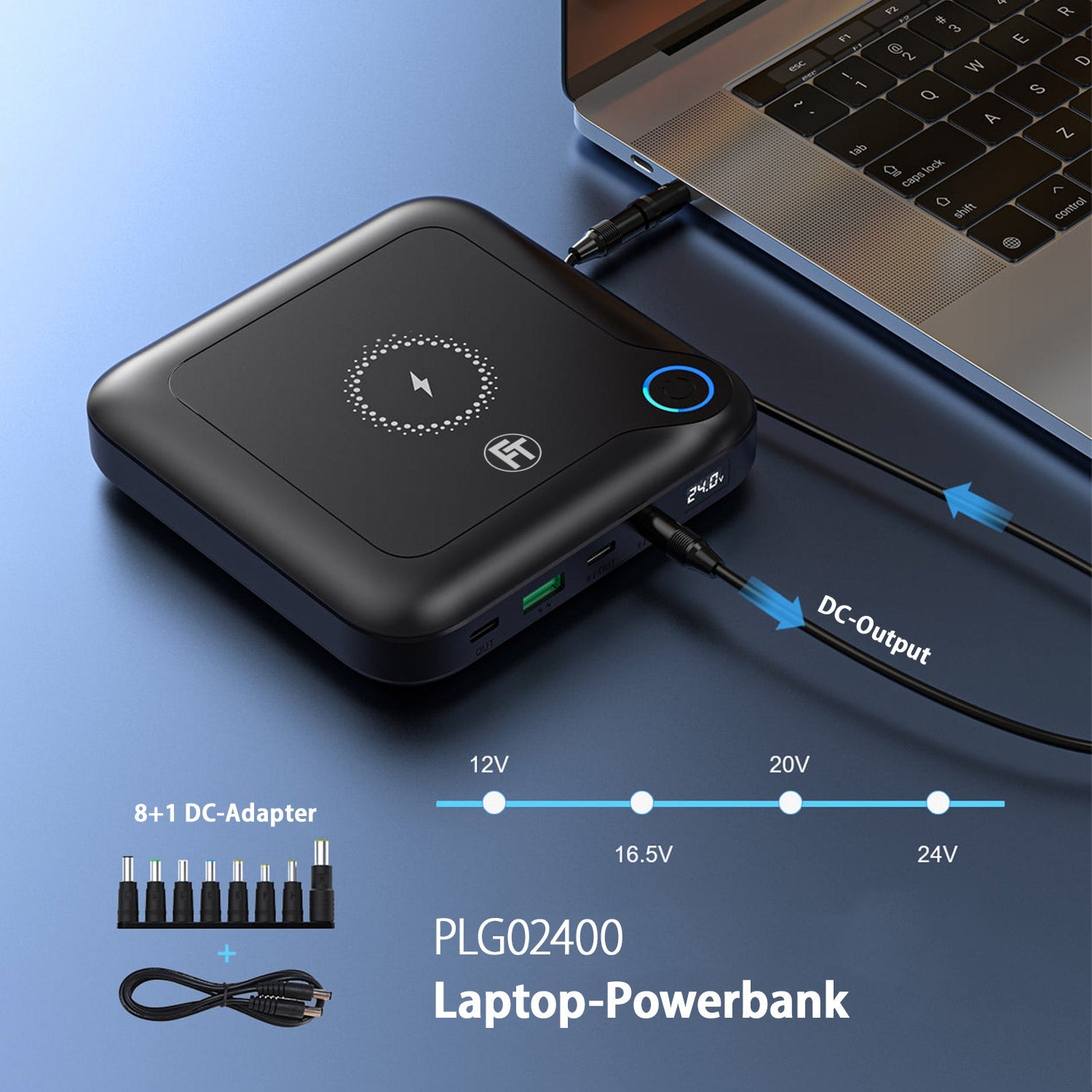 feintech-plg02400-powerbank-88-8-wh-usb-c-pd-wireless image 3