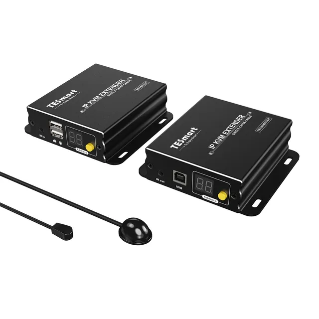 tesmart-elite-hke12mma-hdmi-kvm-extender-120m-1080p image 1