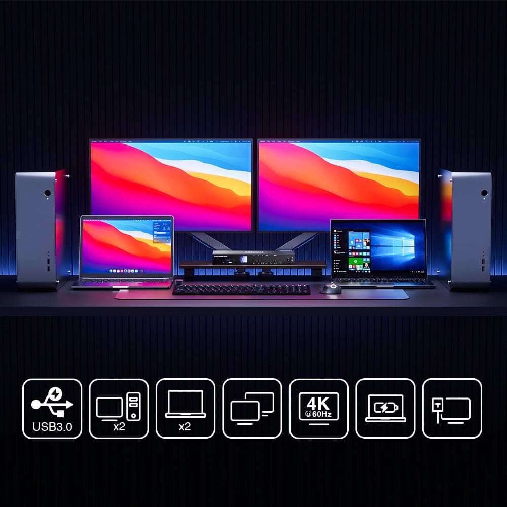 tesmart-prime-hck402-p23-usb-c-kvm-switch-dual-4k60 image 4