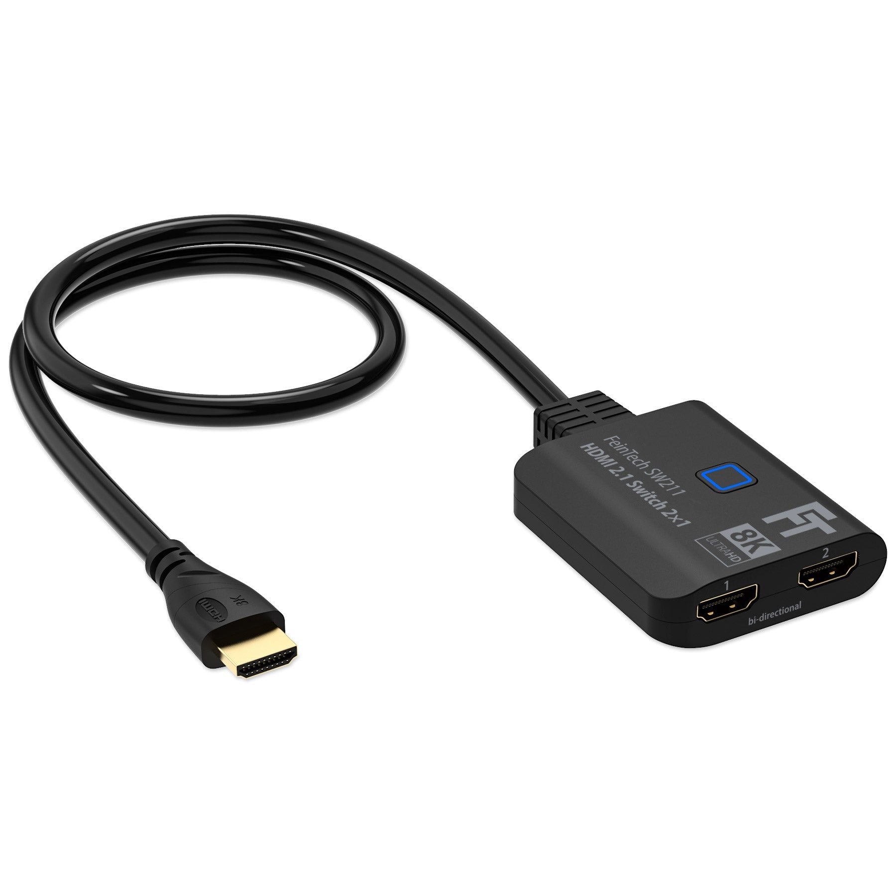 feintech-sw-sw211-hdmi-2-1-switch-2x1-8k-mit-kabel-4k-120hz image 1