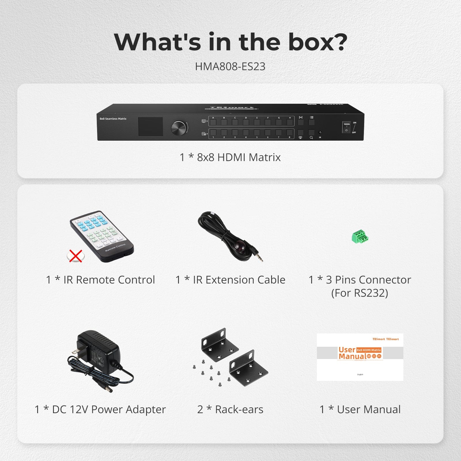 tesmart-elite-hma808-es23-hdmi-matrix-switch-8x8-full-hd image 8