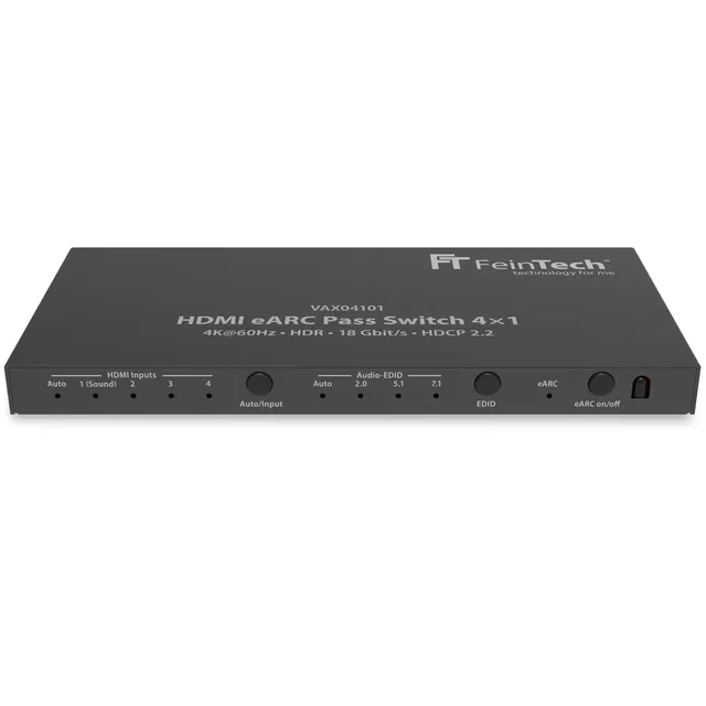 feintech-vax-vax04101-hdmi-earc-switch-4x1-soundbar image 1