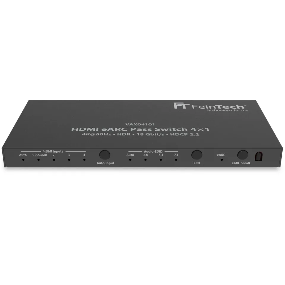 feintech-vax-vax04101-hdmi-earc-switch-4x1-soundbar image 1