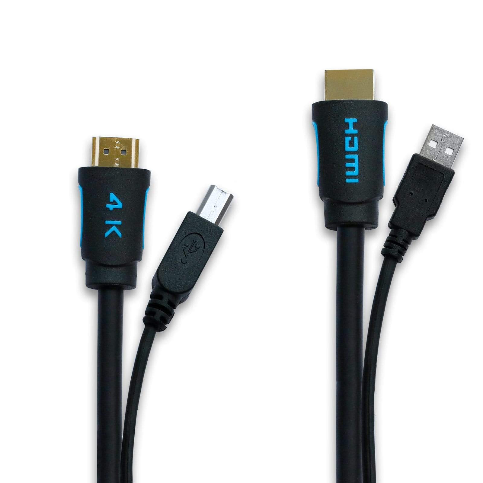 tesmart-lite-twin-kvm-kabel-hdmi-usb-1-5m-4k60hz-usb-a-b image 1