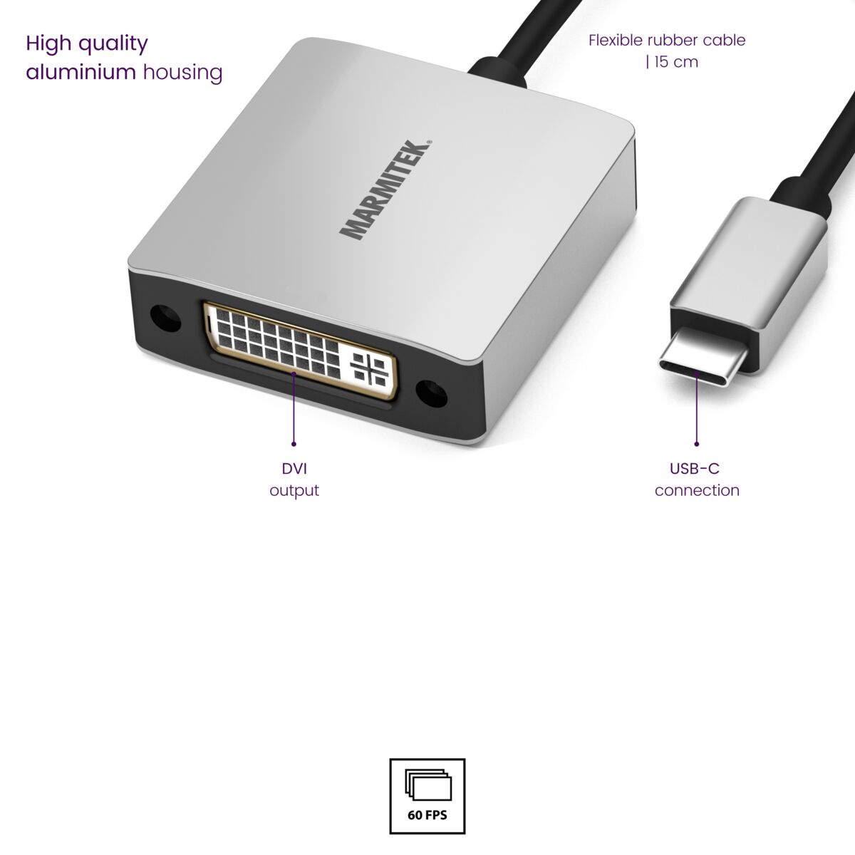 marmitek-connect-usb-c-auf-dvi-adapter-1080p-15-cm image 5