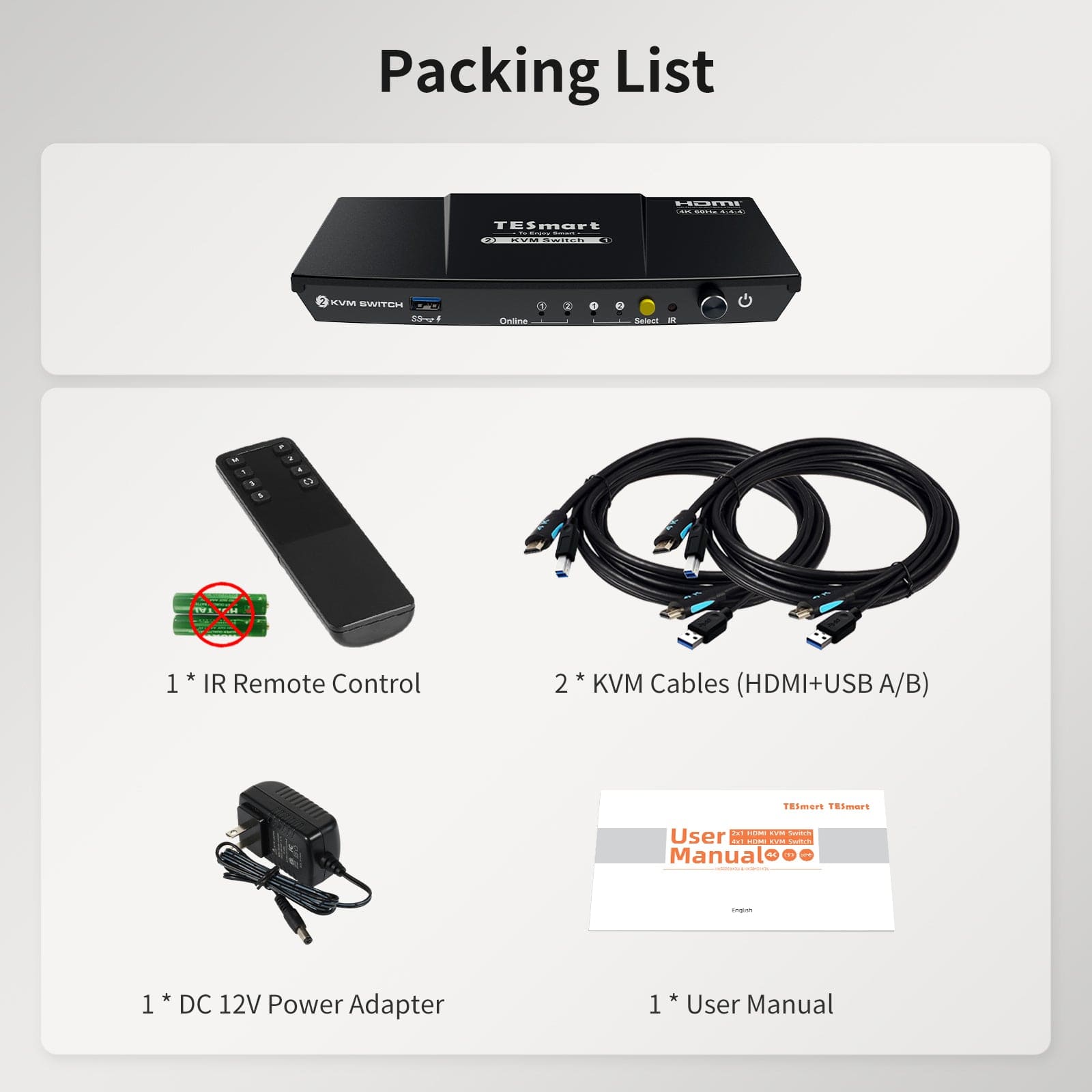 tesmart-elite-hks201-p23-kvm-switch-2-port-4k60hz image 8