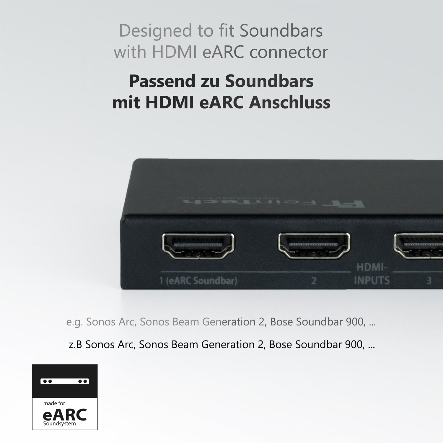 feintech-vax04201-hdmi-earc-switch-4x2-soundbar-atmos image 3
