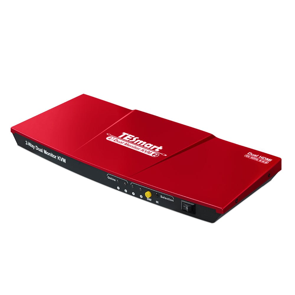 tesmart-prime-hks202-p23-hdmi-kvm-switch-2-pcs-2-monitore-4k60 image 2