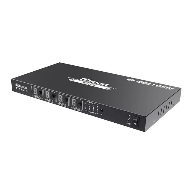 tesmart-prime-hma-l-4x4-hdmi-matrix-switch-4k30-multiviewer image 1