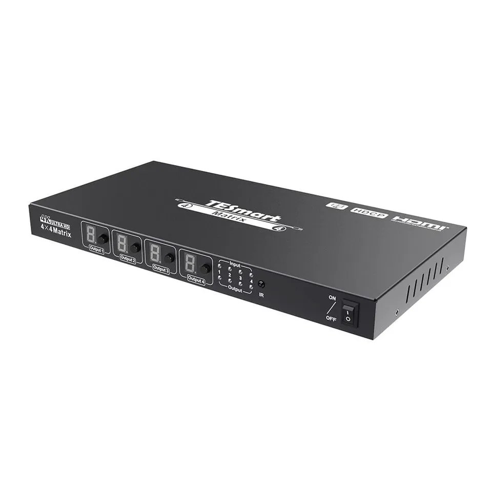 tesmart-prime-hma-l-4x4-hdmi-matrix-switch-4k30-multiviewer image 1