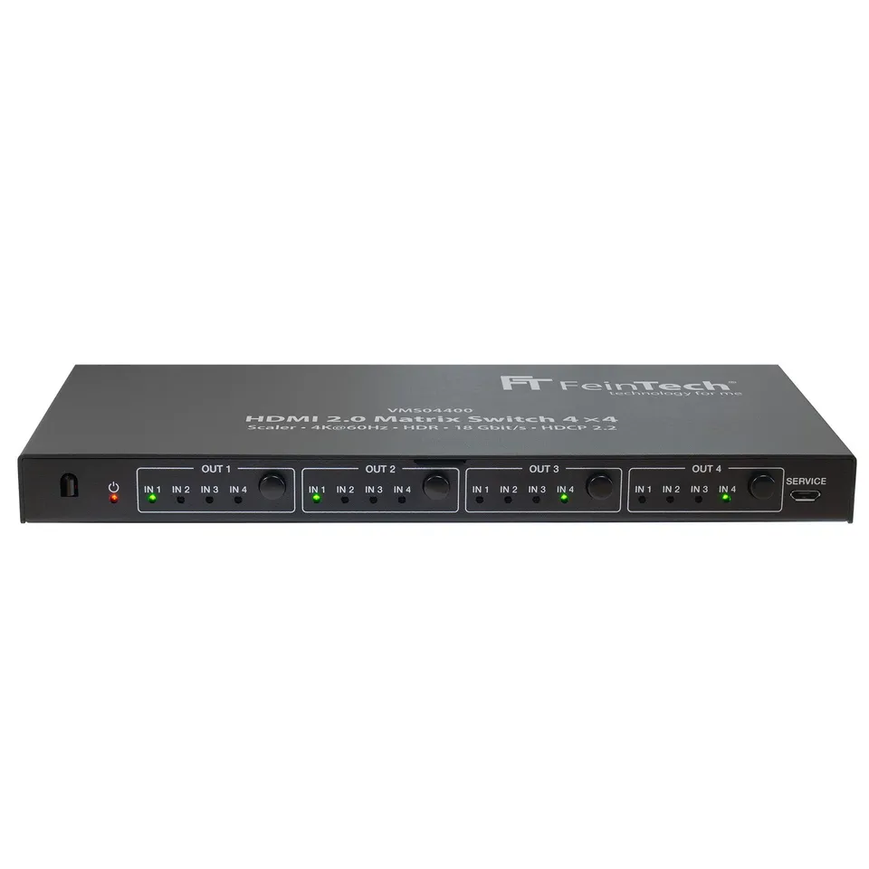 feintech-vms04400-hdmi-matrix-switch-4x4-4k60-edid-scaler image 1