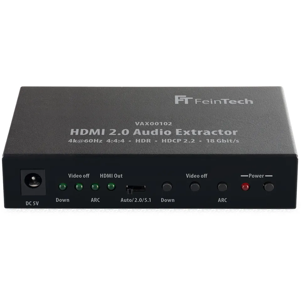 feintech-vax-vax00102-hdmi-audio-extractor-4k-60hz-arc-spdif image 1