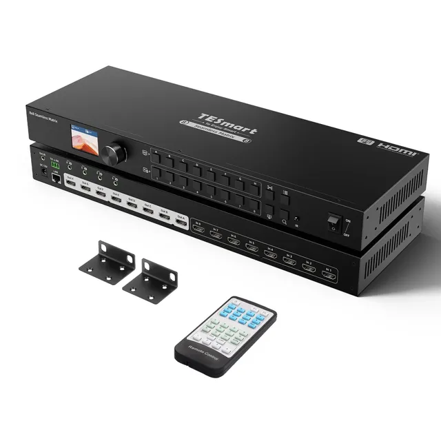tesmart-elite-hma808-es23-hdmi-matrix-switch-8x8-full-hd image 1