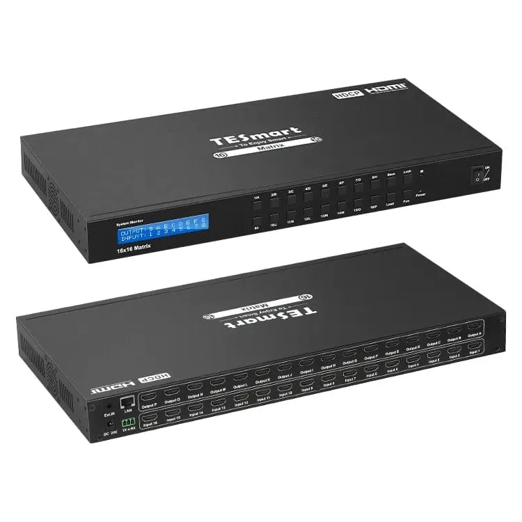tesmart-elite-hma-16x16-hdmi-matrix-4k30hz-verteiler-edid image 1