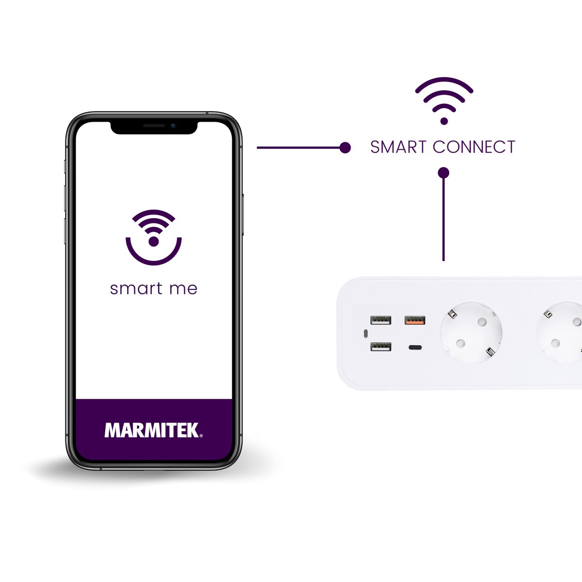 marmitek-power-li-wlan-steckdosenleiste-4fach-usb-c-qc-3-0 image 5