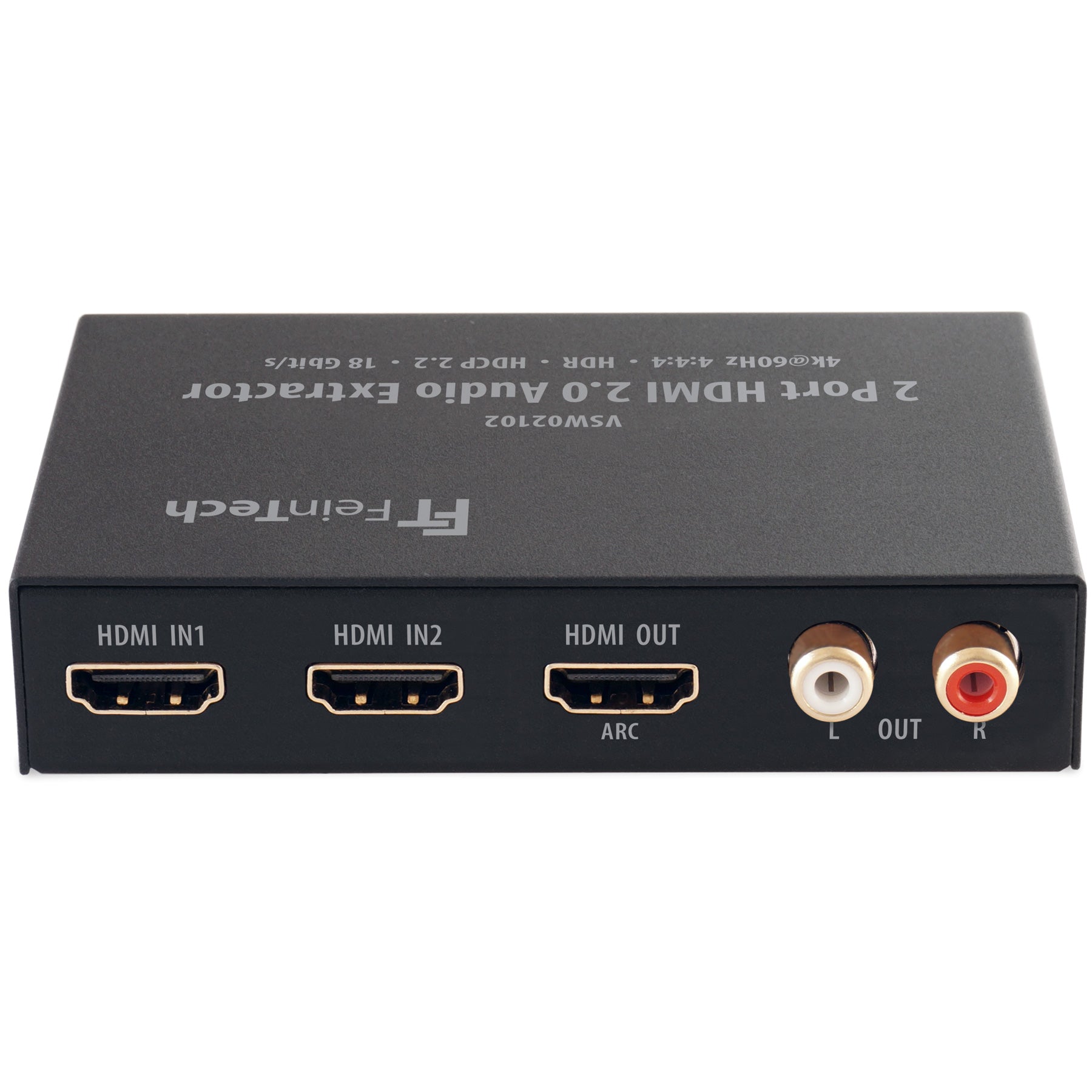 feintech-vsw02102-hdmi-switch-2x1-audio-extractor-4k image 2