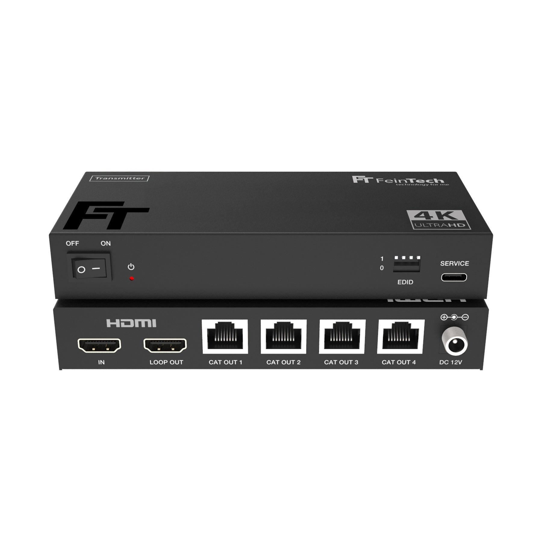 feintech-sx430-hdmi-splitter-1-in-4-out-cat-4k-60hz-70m image 3