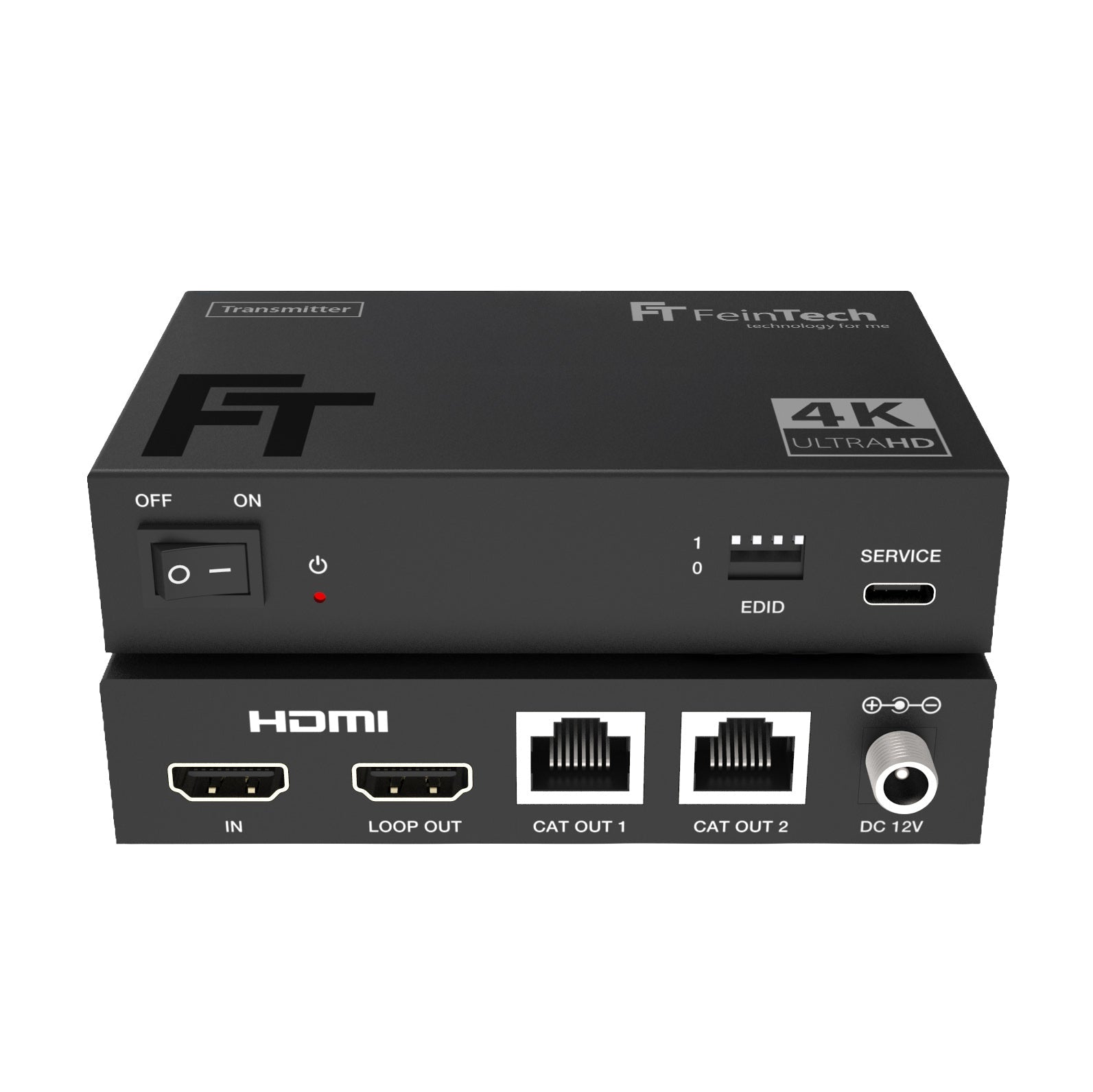 feintech-hx-sx230-hdmi-splitter-1x2-cat-extender-4k image 3