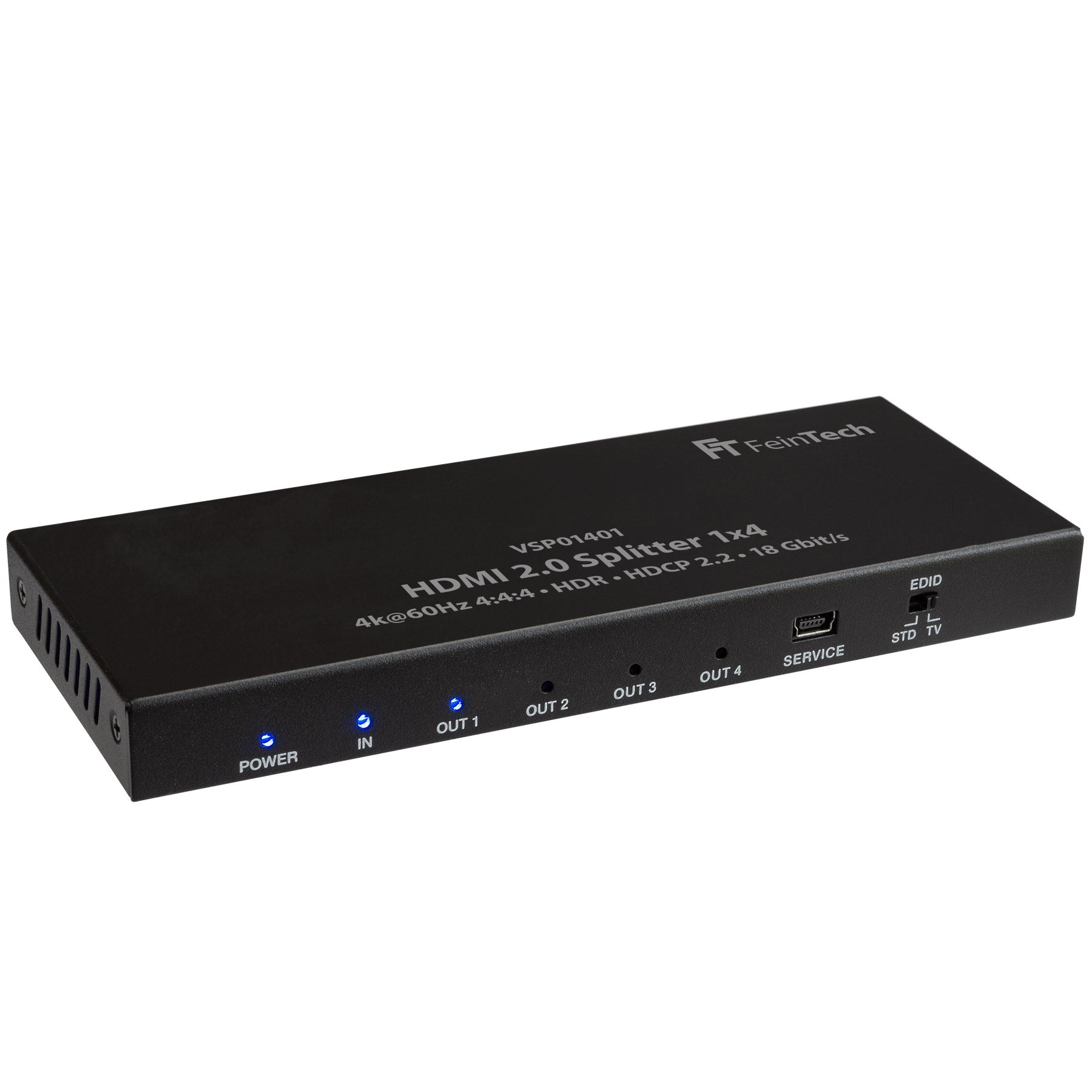 feintech-vsp01401-hdmi-splitter-1x4-4k-hdr-downscaler image 2