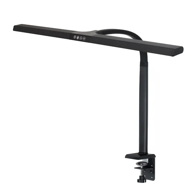 feintech-ltl00321e-led-schreibtischlampe-klemmfuss-80-cm-schwarz image 1